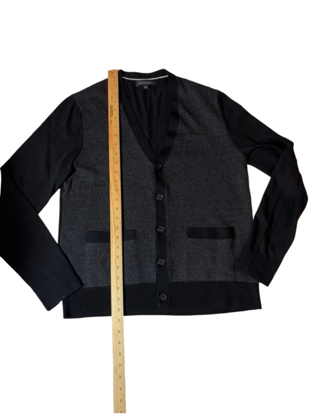 Banana Republic Merino Wool Herringbone Cardigan Sweater Men’s M